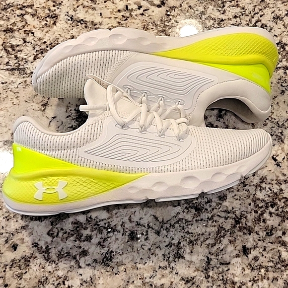 Under Armour Other - Under Armour White and Neon Yellow Men's Athletic Shoes